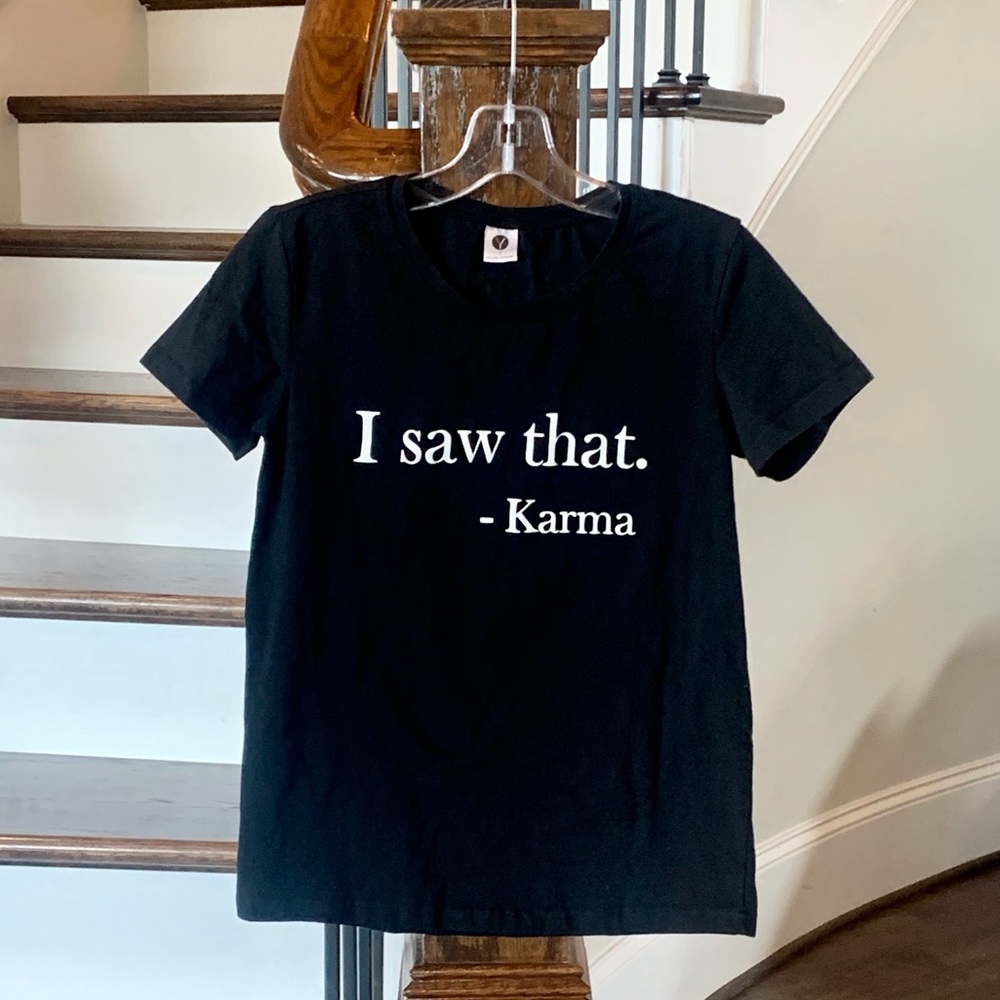 Funny Juniors Karma Tee